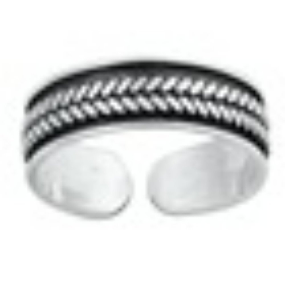 Sterling Silver Bali Design Toe Ring ( New).